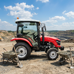 Petit tracteur agricole diesel compact à quatre roues motrices de 50 chevaux, tracteur de 70 chevaux, mini tracteur à quatre roues motrices - Product Image 1