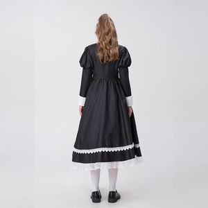 Uniforme giapponese a maniche lunghe bianco e nero bel vestito britannico maggiordomo classico Costume Cosplay da cameriera - Product Image 6