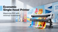 Imprimante éco-solvant automatique rouleau-à-roule de 1,8 m XP600 pour papier souple, nouvelle, garantie 1 an, haute productivité, sans fil