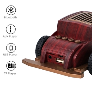 Altavoz Vintage de Madera, Retro, Inalámbrico, Mini, para Coche, Hogar u Oficina, Regalo, Altavoz Clásico para Coche <span class=keywords><strong>B2</strong></span> - Product Image 6