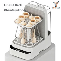 YOOHAN Robot culinaire pour bébé, Lave-biberons, Stérilisateur et Sécheur 4-en-1, Nettoyeur de biberons électrique 100-110V Prise UE pour crèche et garderie