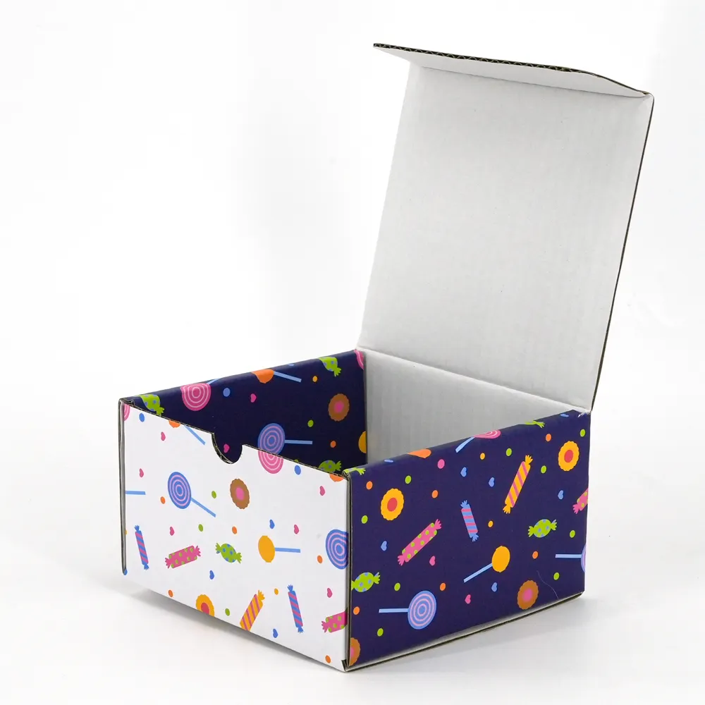 صندوق ورقي مطبوع مخصص قابل للطي لتعبئة قبعات كرة السلة للأطفال صناديق تعبئة هدايا أعياد الميلاد