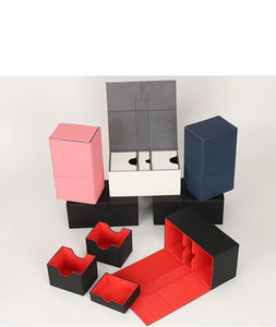 Boîte de rangement polyvalente en cuir PU 200 + Flip Playing Boîte TCG personnalisée pour cartes de tarot <span class=keywords><strong>Yu</strong></span>-<span class=keywords><strong>Gi</strong></span>-<span class=keywords><strong>Oh</strong></span> - Product Image 4