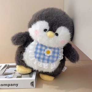 Schattige Pinguïn Baby Knuffel, Grijze Pinguïn Met Rok Slaapkussen