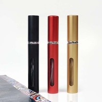 Mini vaporisateur de parfum portable rechargeable, flacon vide de voyage 5ml 8ml en plastique recyclable pour cosmétiques