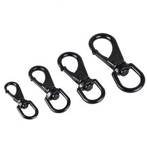 Kait jepret putar logam baja tahan karat, klip <span class=keywords><strong>Carabiner</strong></span> putar 304/316 untuk gantungan kunci - Product Image 5