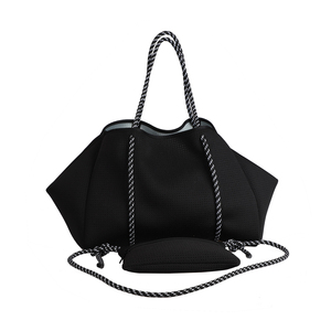 Bolso <span class=keywords><strong>de</strong></span> mano con estampado para mujer, bolsa <span class=keywords><strong>de</strong></span> playa <span class=keywords><strong>de</strong></span> neopreno, personalizable, <span class=keywords><strong>2022</strong></span> - Product Image 5