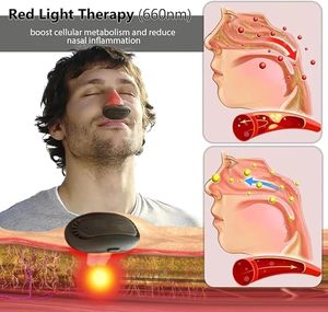 Instrumento OEM de Terapia Nasal con Luz <span class=keywords><strong>Roja</strong></span> Paquete de Productos de <span class=keywords><strong>Belleza</strong></span> y Cuidado Personal Precio de Fábrica al por Mayor Hecho de Plástico - Product Image 5