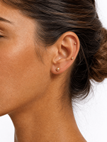 Boucles d'oreilles éventail en émail doré POWELL pour femme, boucles d'oreilles à pétales marbrés, bijoux fantaisie élégants, vintage et charmants pour soirée