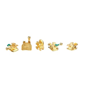 Staffe metalliche a base di maglie ortodontiche dentali placcate in oro 24K AZDENT a basso costo - Product Image 1