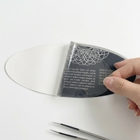 Etiqueta Transparente Personalizada de Doble Cara, Adhesivo PET para Exhibición Frontal y Trasera, Etiqueta Transparente Impermeable para Embalaje, Fábrica de Etiquetas