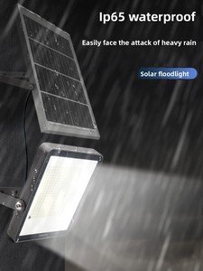 Projecteur LED solaire <span class=keywords><strong>PHILIPS</strong></span> BVP080 pour extérieur, jardins, éclairage rural, télécommande, capteur de lumière, ultra-lumineux - Product Image 4