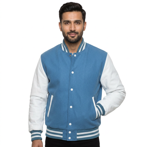 Vestes universitaires en toile de haute qualité avec logo personnalisé, style varsity, pour hommes, taille plus, pour l'hiver - Product Image 1