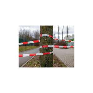 Perel ริบบิ้นความปลอดภัยสีแดง/ขาว-250เมตร-รีล - Product Image 2