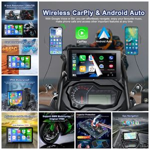 Écran IPS sans fil de 6 pouces pour BMW <span class=keywords><strong>R1200GS</strong></span>/1250GS/1300GS, autoradio étanche IP68 pour moto, TPMS, <span class=keywords><strong>GPS</strong></span> Wonderwheel - Product Image 3