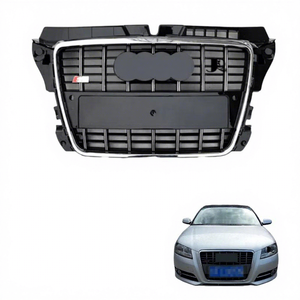 Kit de carrosserie de haute qualité <span class=keywords><strong>calandre</strong></span> avant noir gris pour AUD-I <span class=keywords><strong>A3</strong></span> 2009 2010 <span class=keywords><strong>2011</strong></span> 2012 2013 mise à niveau S3 Style remplacement sans perte - Product Image 1