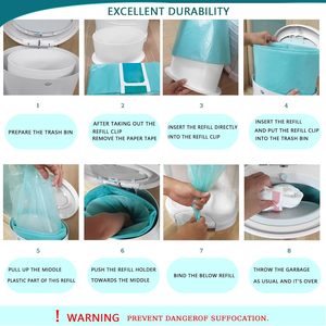 Sacs de <span class=keywords><strong>recharge</strong></span> pour couches bébé, sacs de remplacement en plastique pour déchets de nourrissons, sacs de <span class=keywords><strong>recharge</strong></span> pour <span class=keywords><strong>poubelle</strong></span> à couches - Product Image 4