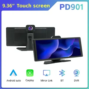 Portable Monitor Auto 10.26 Inch Wireless Carplay Android Auto Car Radio BT FM TF Card IPS Airplay Stereo DVR