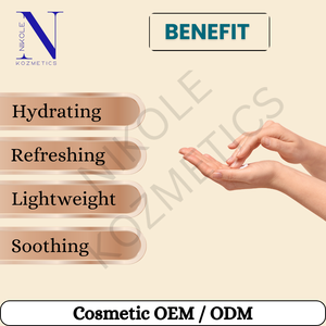 Hydratant en gel aqueux léger et à absorption rapide, crème visage quotidienne OEM/ODM - Product Image 2