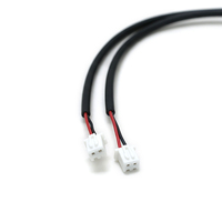 Câble d'alimentation USB-C mâle à angle droit 90 degrés vers XH2.54 2P, 200 mm, noir, avec borne 2 broches, faisceau de câbles de longueur personnalisée