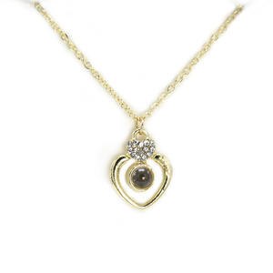 Nouveau cadeau de la Saint-Valentin je t'aime en 100 langues collier personnalisé prêt à expédier - Product Image 2