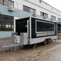 UKUNG 2023 Offre Spéciale remorque mobile de restauration de nourriture remorque de nourriture remorquable remorque de nourriture de vélo remorque de nourriture