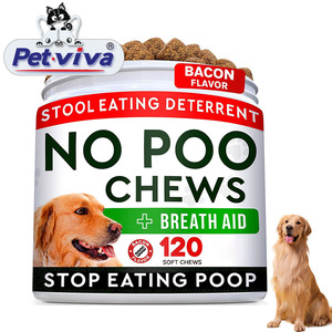 No Poep Traktaties Voor Hond Kauwt Coprophagia Ontlasting Eten Afschrikkende Spijsverteringsenzymen Immuun Darmgezondheid Ademhulp Huisdier Supplement Hond - Product Image 1