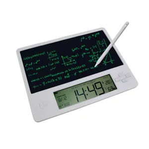 2022 calendar with Alarm clock LCD display board writing tablet New Digital Calendar with LCD memo pad