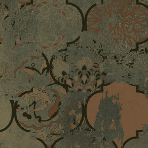 Hiện đại màu xanh lá cây mộc mạc phong cách 200x200 mét gạch men chịu mài mòn kháng khuẩn khuôn mẫu tráng men sàn tường gạch cho khách sạn - Product Image 4