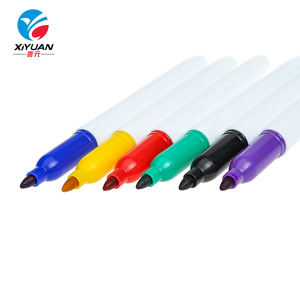 Stylo marqueur étanche permanent à pointe fine <span class=keywords><strong>encre</strong></span> <span class=keywords><strong>indélébile</strong></span> multicolore <span class=keywords><strong>pour</strong></span> papier et tissu matériau plastique à brosse plate de 6mm - Product Image 2