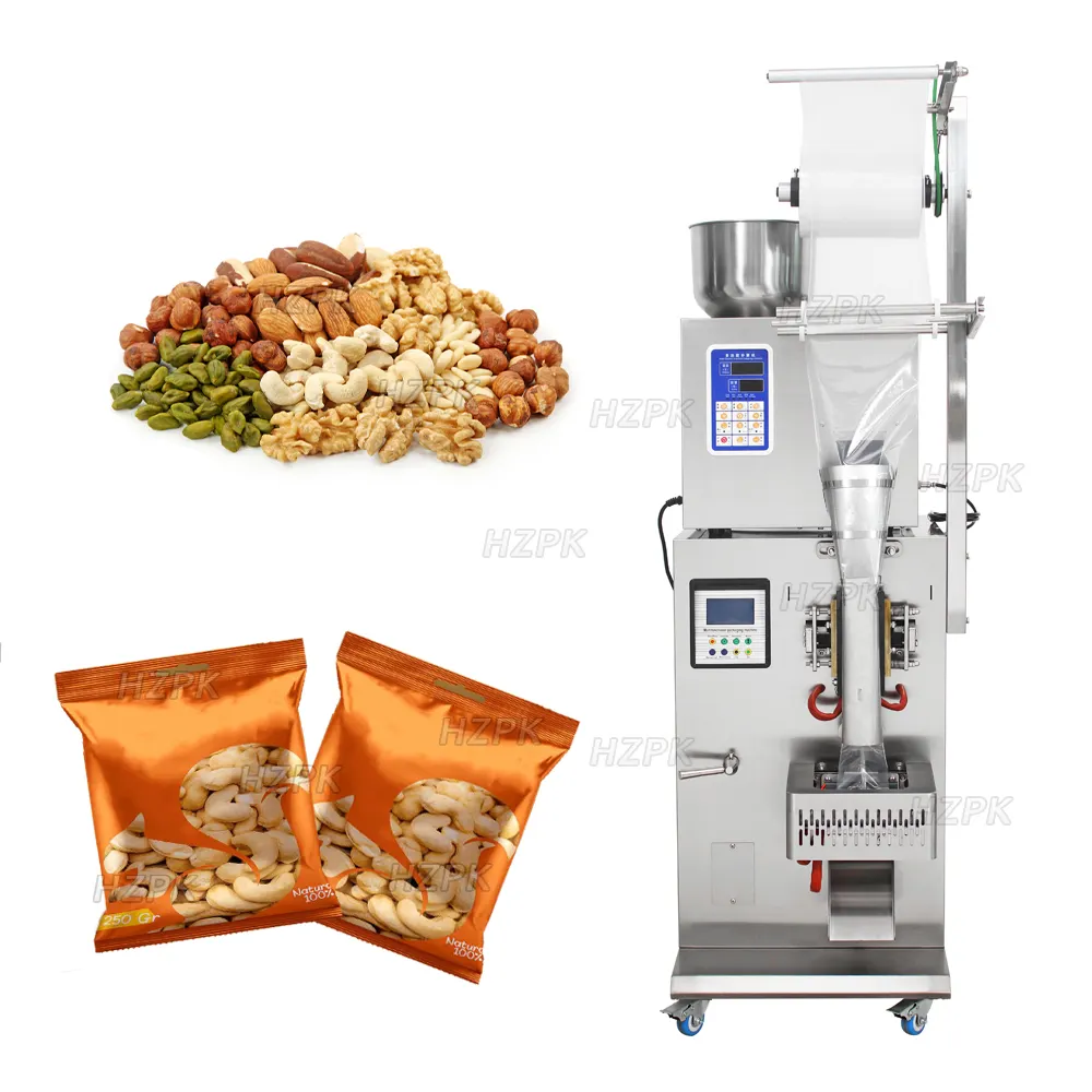 HZPK बहु-समारोह पैकेजिंग मशीनों/स्वत: फार्म भरने सील दाना मसाला चीनी चाय बैग पैकिंग मशीन