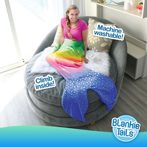 <span class=keywords><strong>Couverture</strong></span> en flanelle douce pour fille quatre saisons Sac de couchage <span class=keywords><strong>petite</strong></span> sirène <span class=keywords><strong>Couverture</strong></span> sirène tricotée de dessin animé portable - Product Image 4