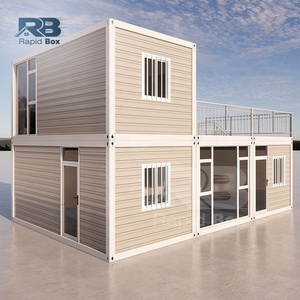 Maison miniature détachable de 20 pieds, mini-maison de luxe, ossature en acier, maison <span class=keywords><strong>mobile</strong></span>, villa modulaire, maison préfabriquée portable, conteneur - Product Image 3