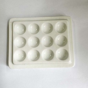 Paleta de Cerámica Dental de 12 Orificios con Tapa, Plato para Mezclar, Humedecer y Mojar Porcelana Dental - Product Image 3