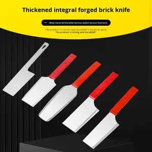 Couteau tout acier multifonctionnel simple double face Coupe-briques léger pour la construction <span class=keywords><strong>de</strong></span> murs <span class=keywords><strong>de</strong></span> briques Couteau <span class=keywords><strong>de</strong></span> <span class=keywords><strong>maçon</strong></span> épaissi - Product Image 3