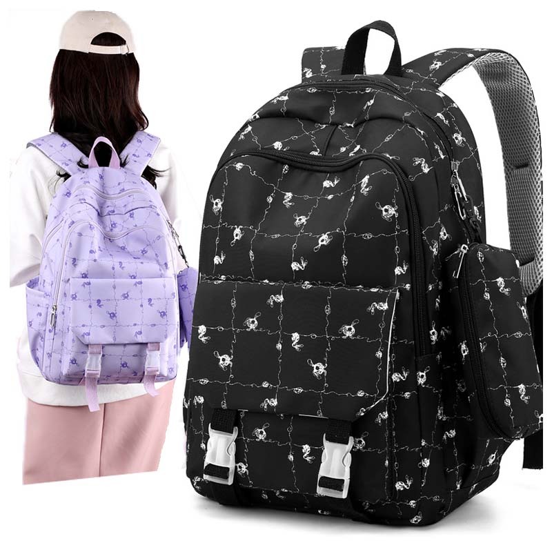 Simple Niche Student Schoolbag Computer Backpack