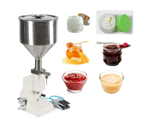 A02 A03 semiautomático Manual neumático aceite/jugo/crema/<span class=keywords><strong>Miel</strong></span>/máquina <span class=keywords><strong>de</strong></span> llenado <span class=keywords><strong>de</strong></span> líquidos máquina <span class=keywords><strong>de</strong></span> llenado líquido cosmético - Product Image 2