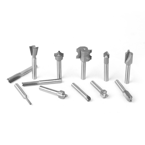 Lot de 12 fraises à bois de 6 mm pour sablage, découpe, sculpture, couteau de machine, fraise à rainurer en alliage - Product Image 4