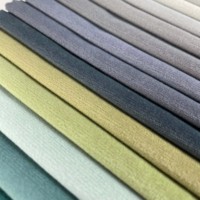 Tissu de velours uni teint en Hollande, doux, en polyester, pour canapé, chaise, coussin, mobilier – Vente en gros