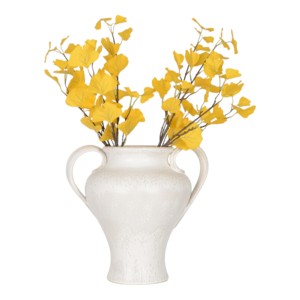 Vaso in ceramica con manici curvi, vaso decorativo per fiori, per soggiorno e camera da letto, decorazione per la casa - Product Image 3