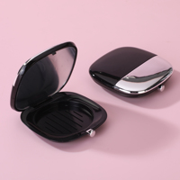 Boîtes en plastique avec miroirs pour poudre compacte, correcteur, blush, contouring et illuminateurs, grande capacité, vendues directement par le fabricant