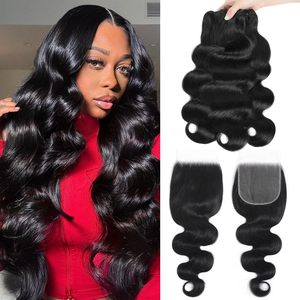 Bundles de cheveux humains bruts 15A vendeur de cheveux de vague de corps vierge brésilienne 100% extensions de cheveux naturels non traités tissage rapide pour les femmes - Product Image 3