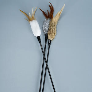 Grosir penggoda kucing bulu kelinci dengan mainan kucing interaktif bulu grosir - Product Image 1