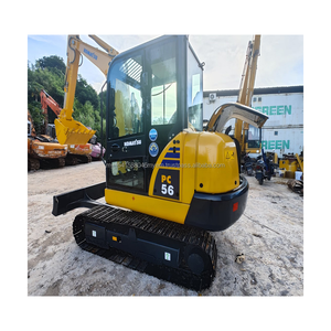 Komatsu PC56 PC55มือสองรถขุดขนาดเล็ก5ton ดั้งเดิมพร้อมส่วนประกอบเครื่องยนต์หลัก - Product Image 1