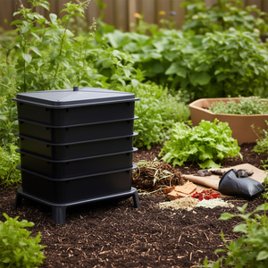 Kit de Compostaje de Gusanos de 50L, Plástico, para Reciclaje de Residuos de Cocina, Ecológico, Incluye Caja - Product Image 2