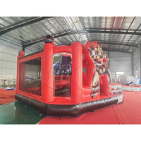 Château gonflable commercial en PVC, directement de l'usine, pour enfants, maison de rebondissances, personnalisable pour les locations en extérieur dans les jardins.