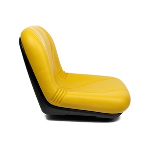Siège de tracteur de pelouse de remplacement jaune entièrement étanche en vinyle avec goupille pivotante pour pièces de machines agricoles - Product Image 4