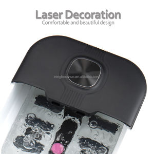 Appareil de <span class=keywords><strong>massage</strong></span> pour les pieds pliable, avec bulles et chaleur, pour se détendre - Product Image 2