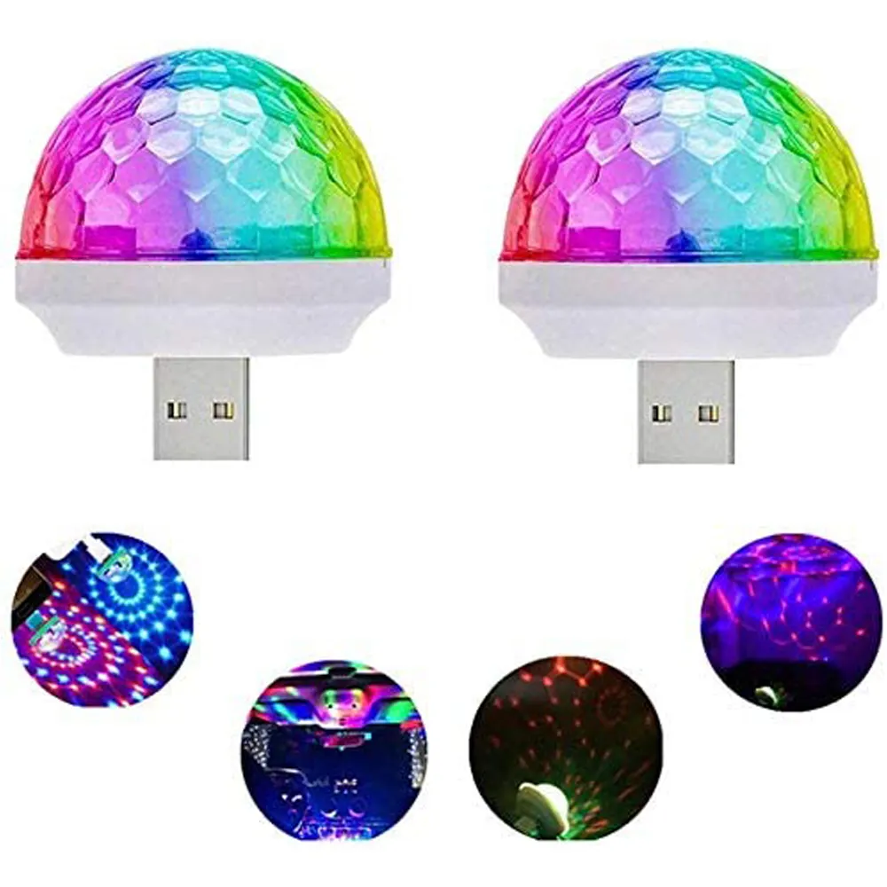 Led Small Atmosphere Ball Portable Universal Mini USB Disco Light Device for KTV Stage Party Light