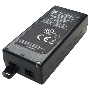 Phihong Single Port <b>PoE</b> <b>Switching</b> <b>Power</b> Supply 50W Gigabit Compliant Pse Desktop Model Poe3tu-500d - Product Image 1